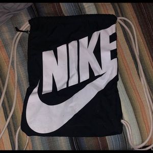 Black & White Nike sports bag